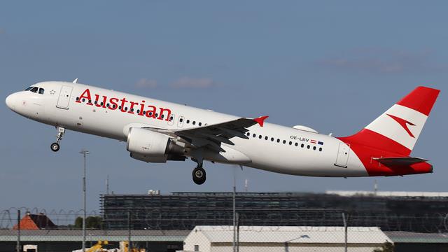 OE-LBV:Airbus A320-200:Austrian Airlines